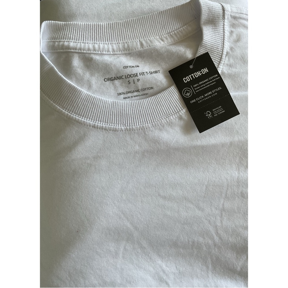 Cotton On: Organic Loose Fit T-Shirt Nwt - Picture 8 of 8